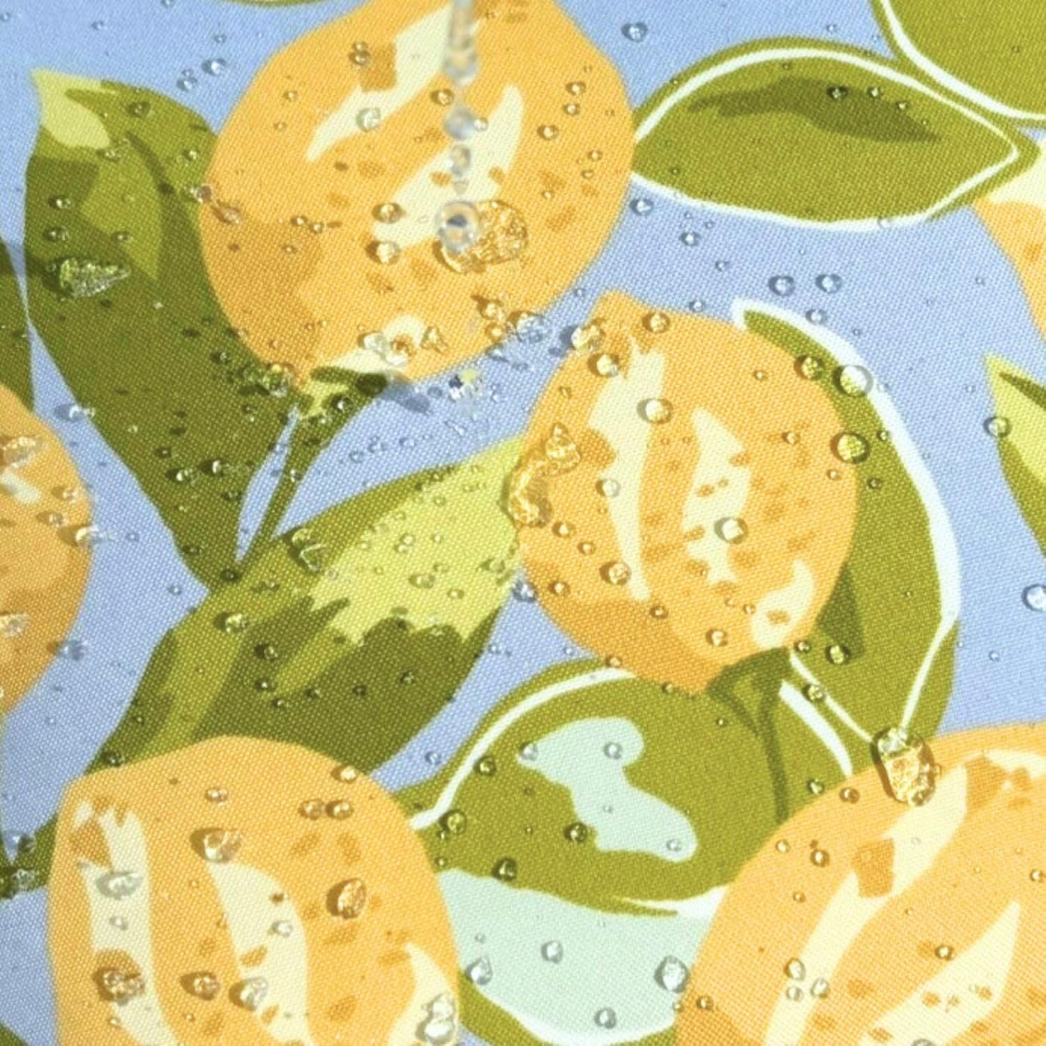 BBEE SOLUTIONS Outdoor Lemon Print Pillow Covers Set of 2 – Double-Sided Water-Resistant Decorative Cushion Covers