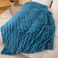 BBEE SOLUTIONS Faux Rabbit Fur Throw Blanket | Ultra Soft Plush Double-Sided Blanket for Couch & Bed