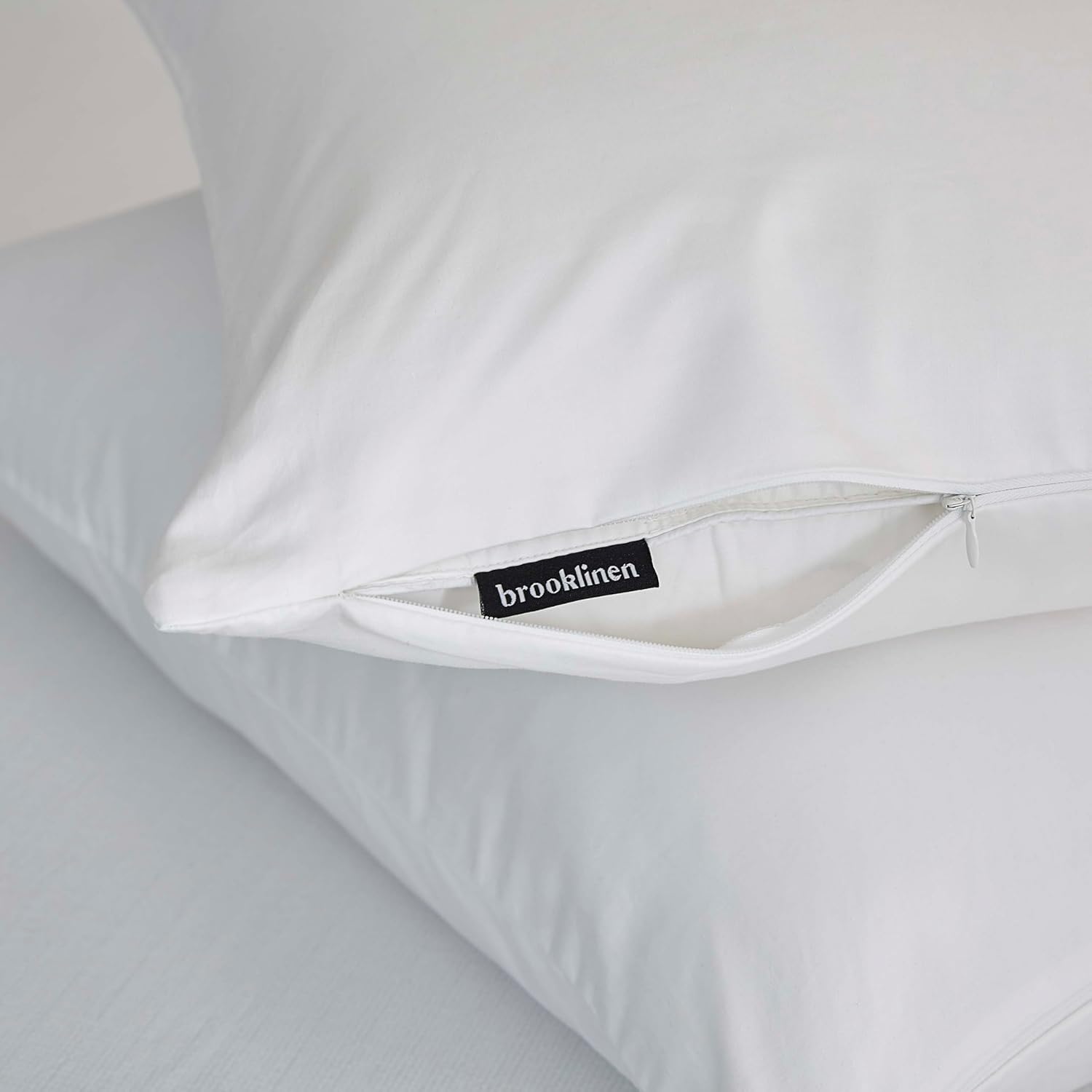 BBEE SOLUTIONS Sateen Pillow Protectors Set of 2 – Soft Breathable Pillow Covers