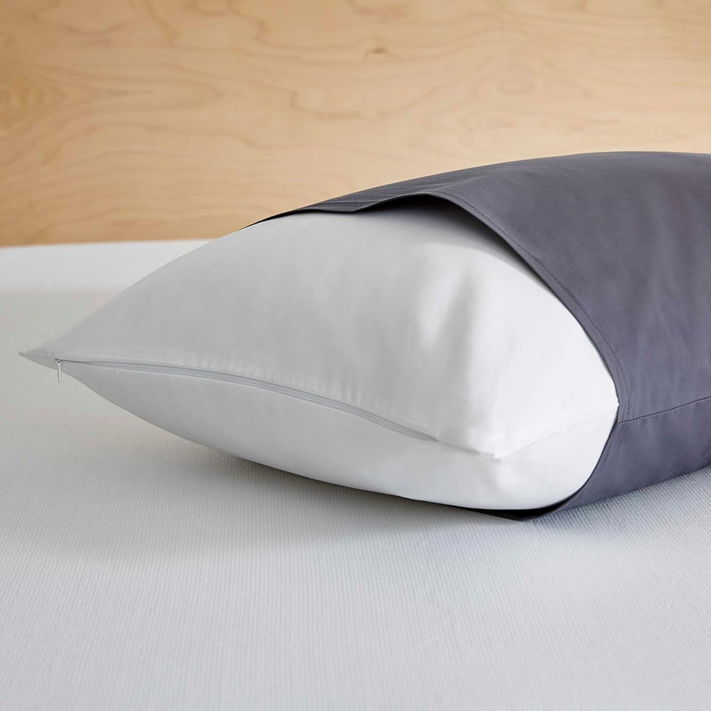 BBEE SOLUTIONS Sateen Pillow Protectors Set of 2 – Soft Breathable Pillow Covers